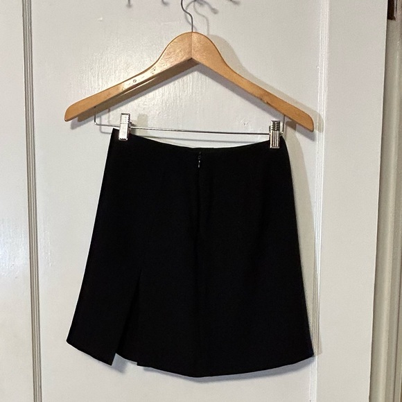 VINTAGE ESPRIT DE CORP BLACK MINI SKIRT SIZE 1/2 - Picture 4 of 5